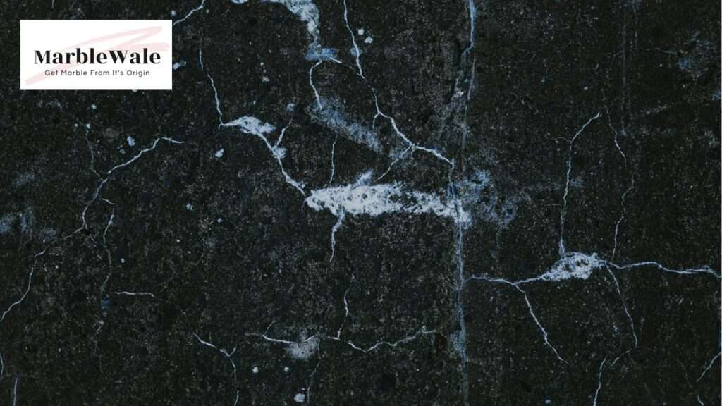 A well polished black granite.